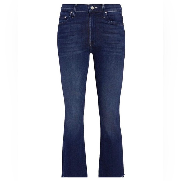 Mother Insider Crop Step Fray Jeans Flare